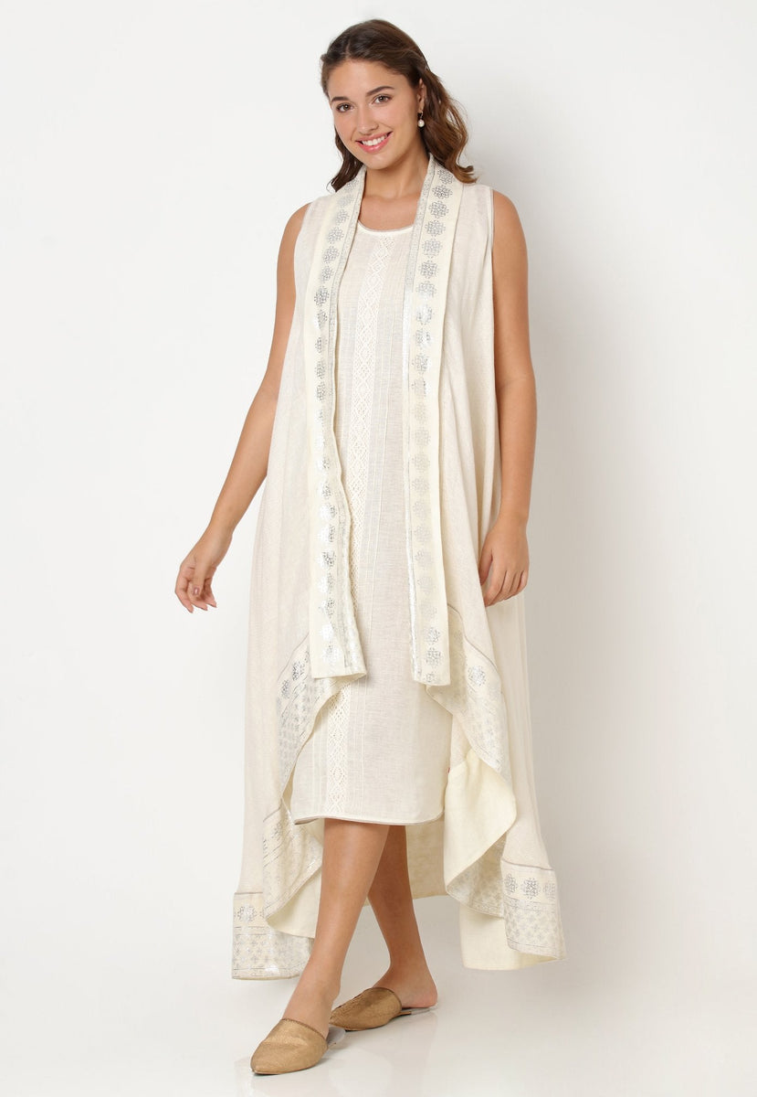 Buy LATTICE SHIMMER ECLIPSE JACKET + DRESS SET Online From