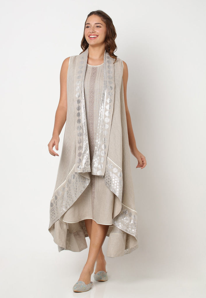 Buy LATTICE SHIMMER ECLIPSE JACKET + DRESS SET Online From